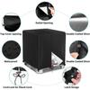Bâche pour cuve IBC 1000 L 210D - couvre-réservoir anti-UV anti-poussière noir 120x110x116 cm
