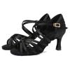 Damskie buty do tańca Latin Tango Salsa na wysokim obcasie 7CM