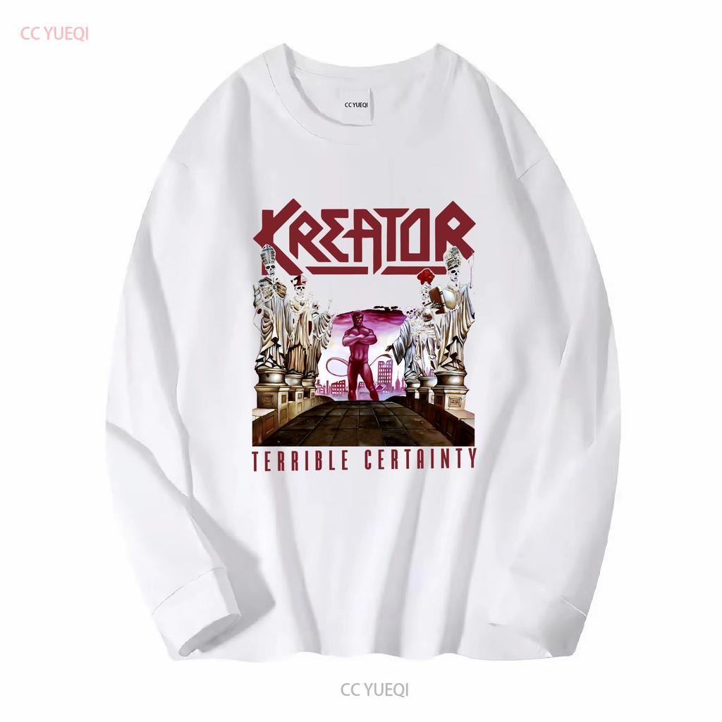 Kreator Terrible Certainty T Shirt OFFICIAL Vintage Washed Comfortable Fashion Versatile Unisex Graphic Homme
