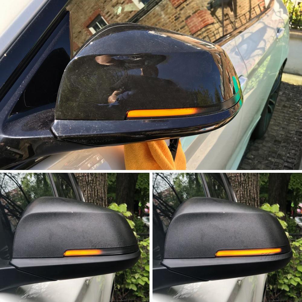 For BMW 1 2 3 4 Series X1 F20 F21 F22 F30 F31 F34 F32 E84 I3 LED Dynamic Turn Signal Blinker Side Mirror Sequential Light Lamp