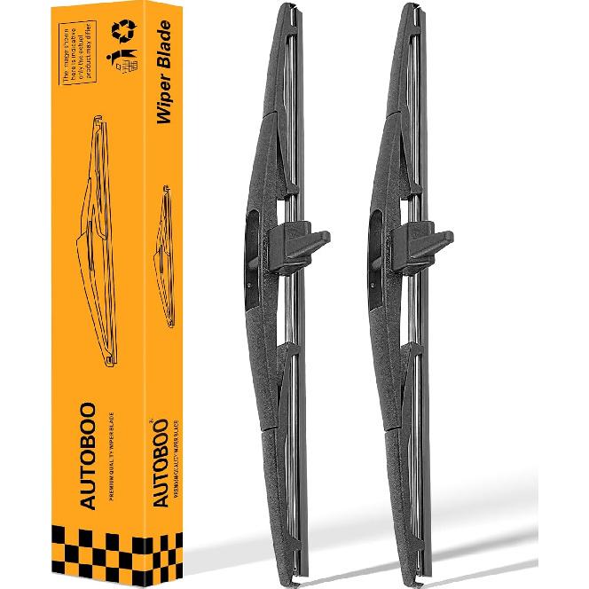 2 Wipers Replacement For Honda Pilot Rear Windshield Wiper Blade 2009-2015,2 Pieces Of Rear Wiper Blade 14 Inch…