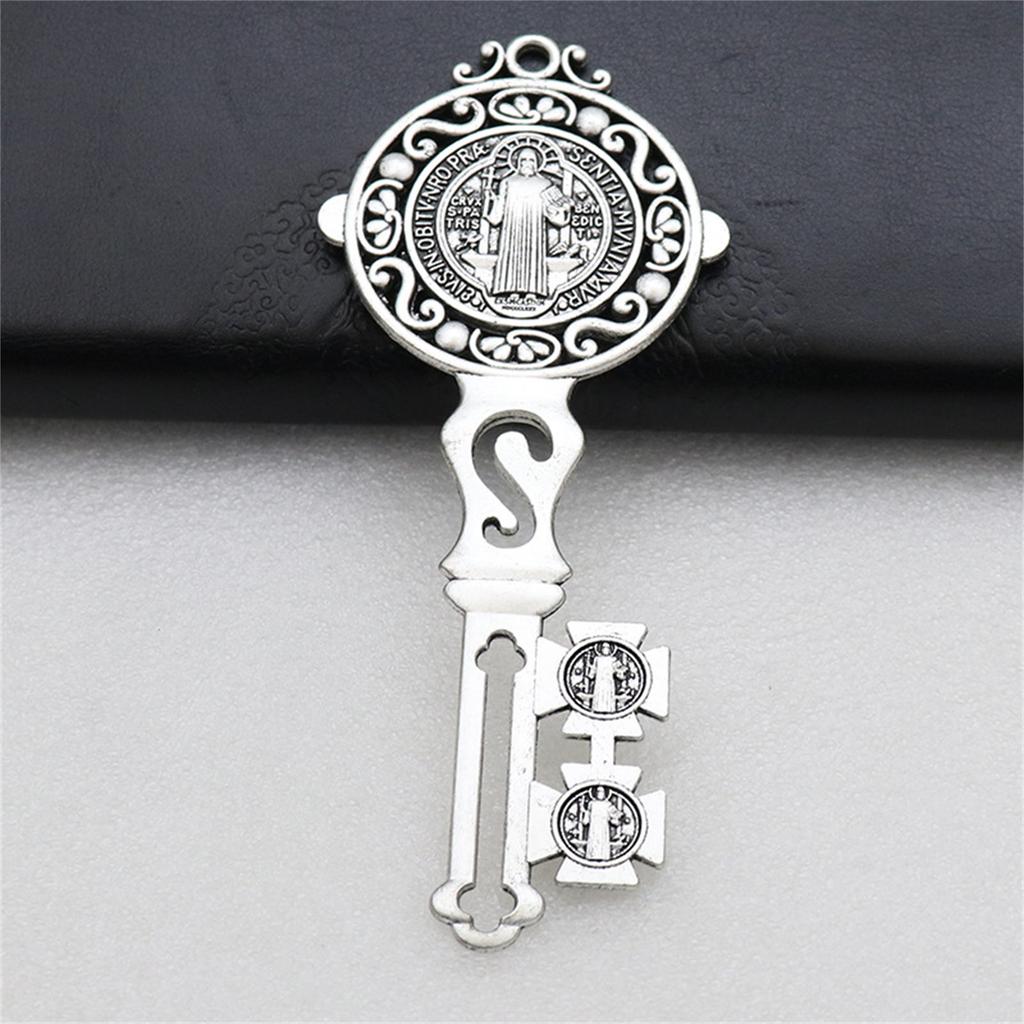 Set of 2 Religious Key Rack Wall Mount for Believers Easy Installation Hanging Pendant Stylish Home Door Adornment