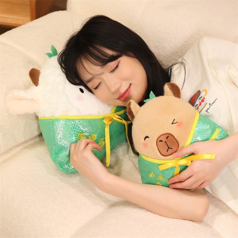 Pig Zongzi Cotton Doll Sheep Zongzi Stuffed Doll Creative Zongzi Plush Toy  Christmas Gift