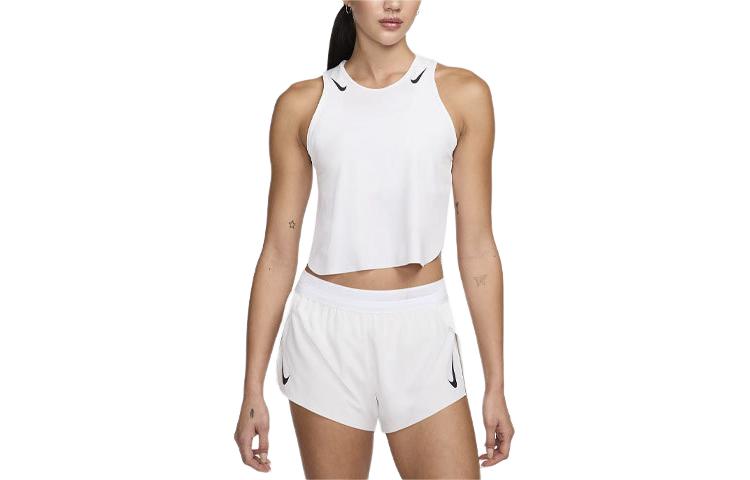Nike AeroSwift Women s Dri-FIT Adv Cropped Running Tank Top FN2713-100 XS