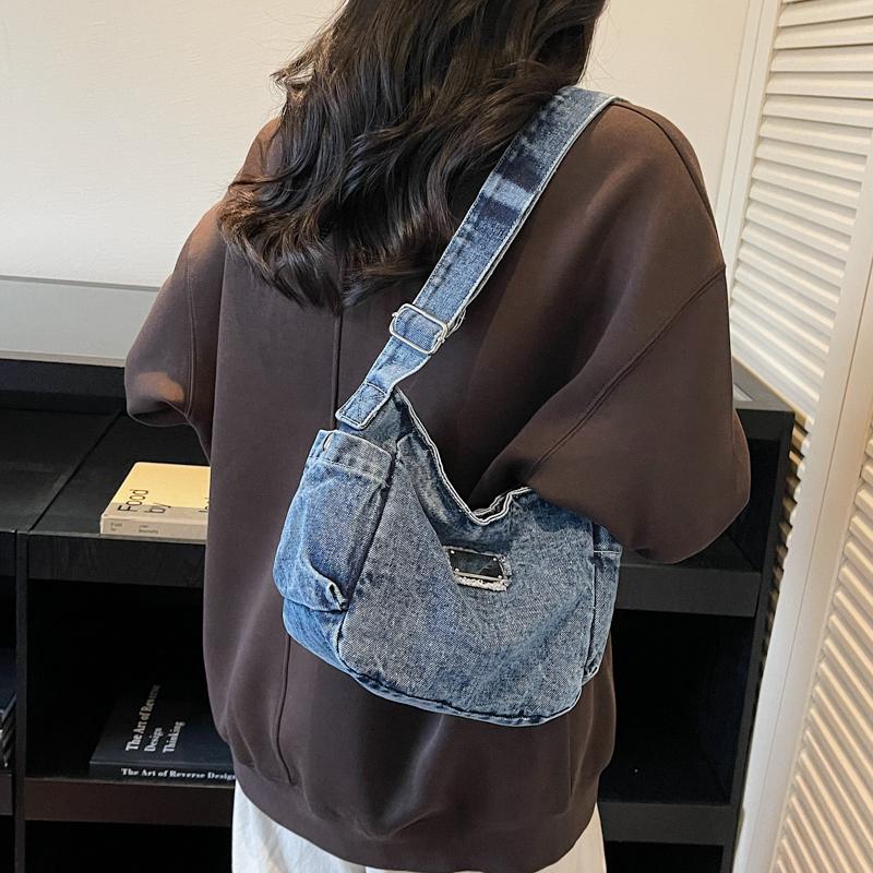 Women's Denim Crossbody Bag