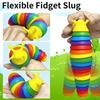 1PC Slug Fidget Toy Sensory Slug Fidget Slug Stress Anxiety Relief Toy