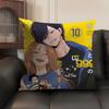 My Love Story YYamadakun Cushion Cover Natural Linen Organic Fabric DoubleSided Printing Breathable Perfect Gift for Decor