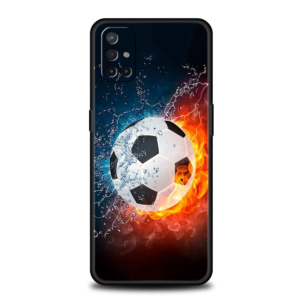 

Football Luxury Phone Case For Oneplus Nord N100 N200 N10 10 7 8 9 7T 8T 9R 9RT 10R CE 2 Z Pro 5G Silicone Cover Fundas Coque OnePlus 8 5G