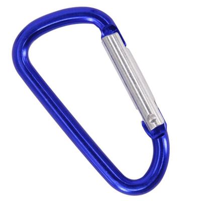 Aluminum Carabiner Type D 40Mm Carabiner For Keys Keychains
