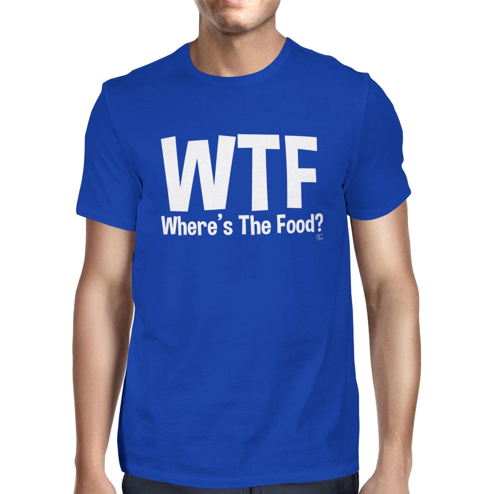 1Tee Mens WTF: Where s The Food? T-Shirt XL