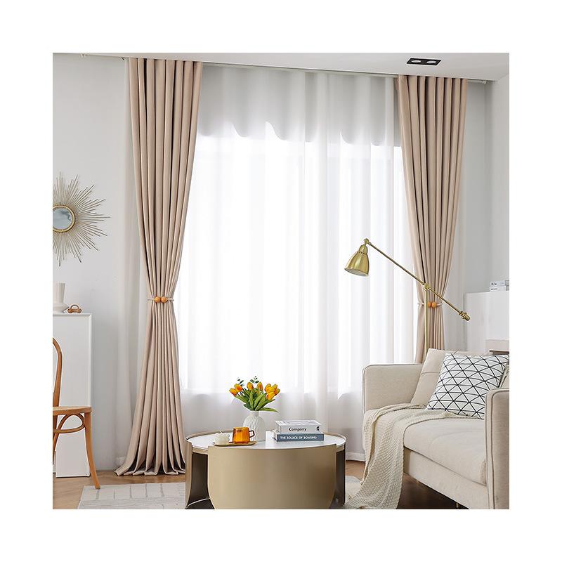 French Retro Light Luxury Australian Cashmere Full Blackout Curtains Fabric Heat Insulation Sun Protection Bedroom Living Room Curtains