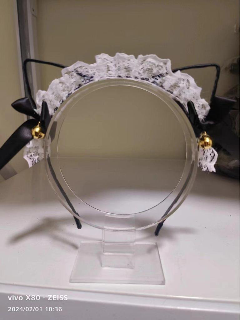 Set Lenjerie Milian Temptation: Mască de ochi din dantelă, Curea lanț de câine, Pălărie de poliție și Jucării amuzante pentru urechi