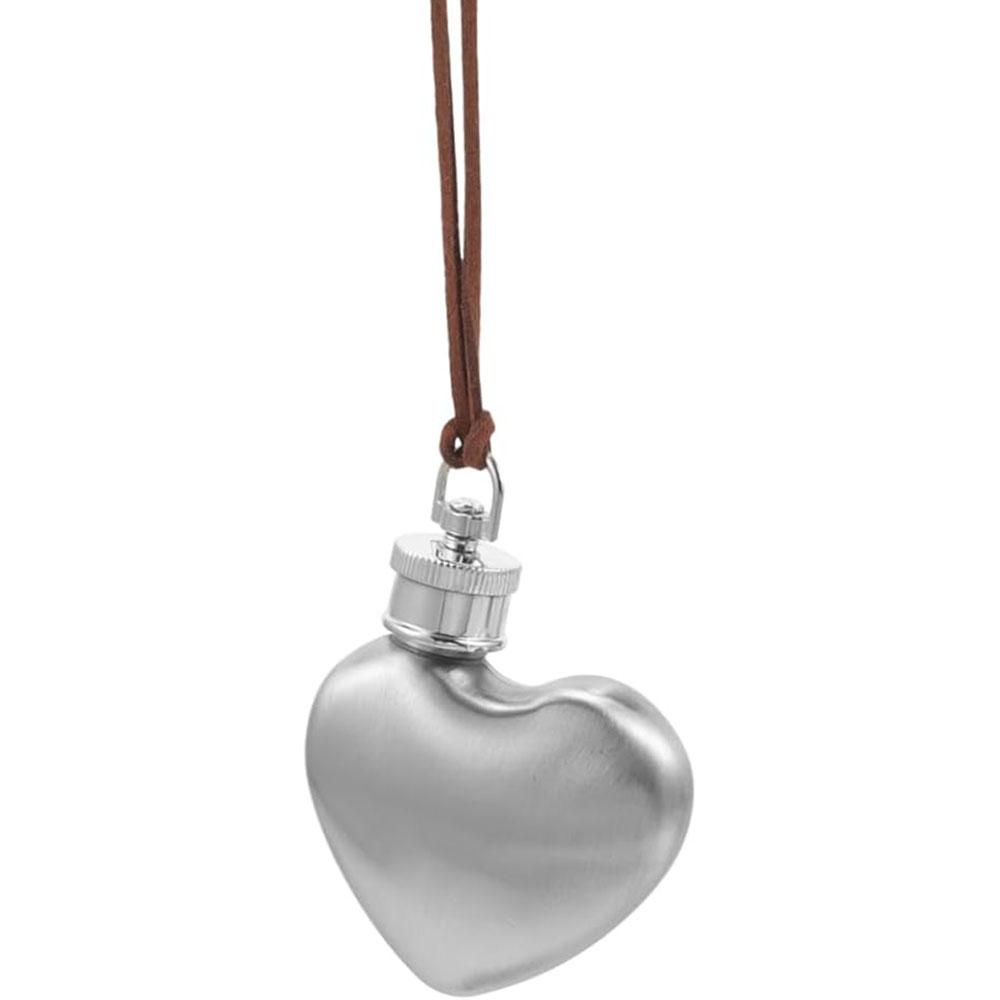 Mini 1oz 30ml Portable Outdoor Hip Flasks Wine Pots Love Heart Shaped Small Drinkwares Stainless Steel Wine Bottle Water Bottles
