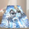 Football Star Messi Blanket, Valentine's Day, Halloween, Thanksgiving Gift Blankets, Home Blanket for Bed and Couch Use