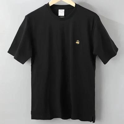 2025 New Model Fashion Trend TShirt Mens Casual Short Sleeve Outdoor TShirt Outdoor Camping Pure Cotton Breathable Sports Tren