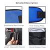 Wheelchair Safety Belt Safety Harness Chair Waist Lap Strap Quick Release for Elderly Patients for Elderly and Disabled Patients