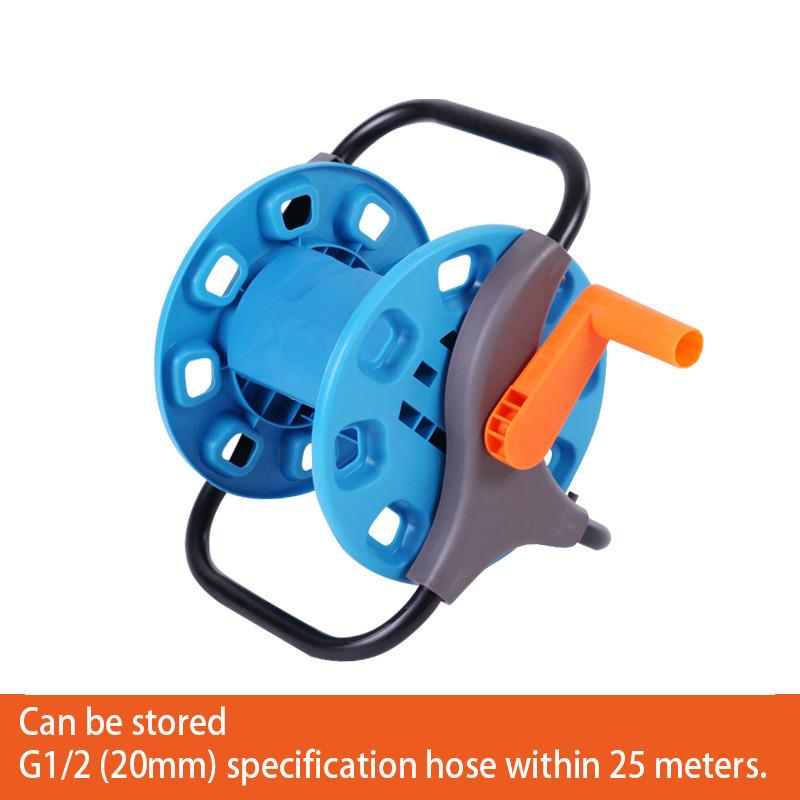 1pcs G1/2 Garden Water Hose Rack Gardening Waterpipe Cart Storage Car Washer Tool for 25m Hose