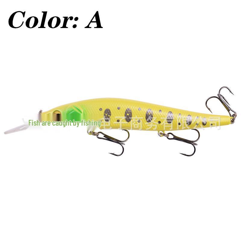 Floating Minnow Lure, 13.5cm/16g Hard Plastic Bait for Freshwater and Sea Fishing
