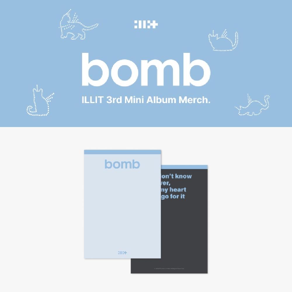 

Предзаказ ILLIT 3-й мини-альбом bomb Официальный MD Книга-постер