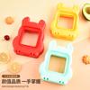Sandwich Cutter and Sealer Flip Sandwich Cutting Tool for Kids Lunch Stainless Steel Blade Circular Sandwich Bread Toast Mold