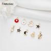 14K Echt Goud Verguld Messing Metaal Charms Oorbellen Hangers Voor Sieraden Maken Oorbellen Kettingen Accessoires