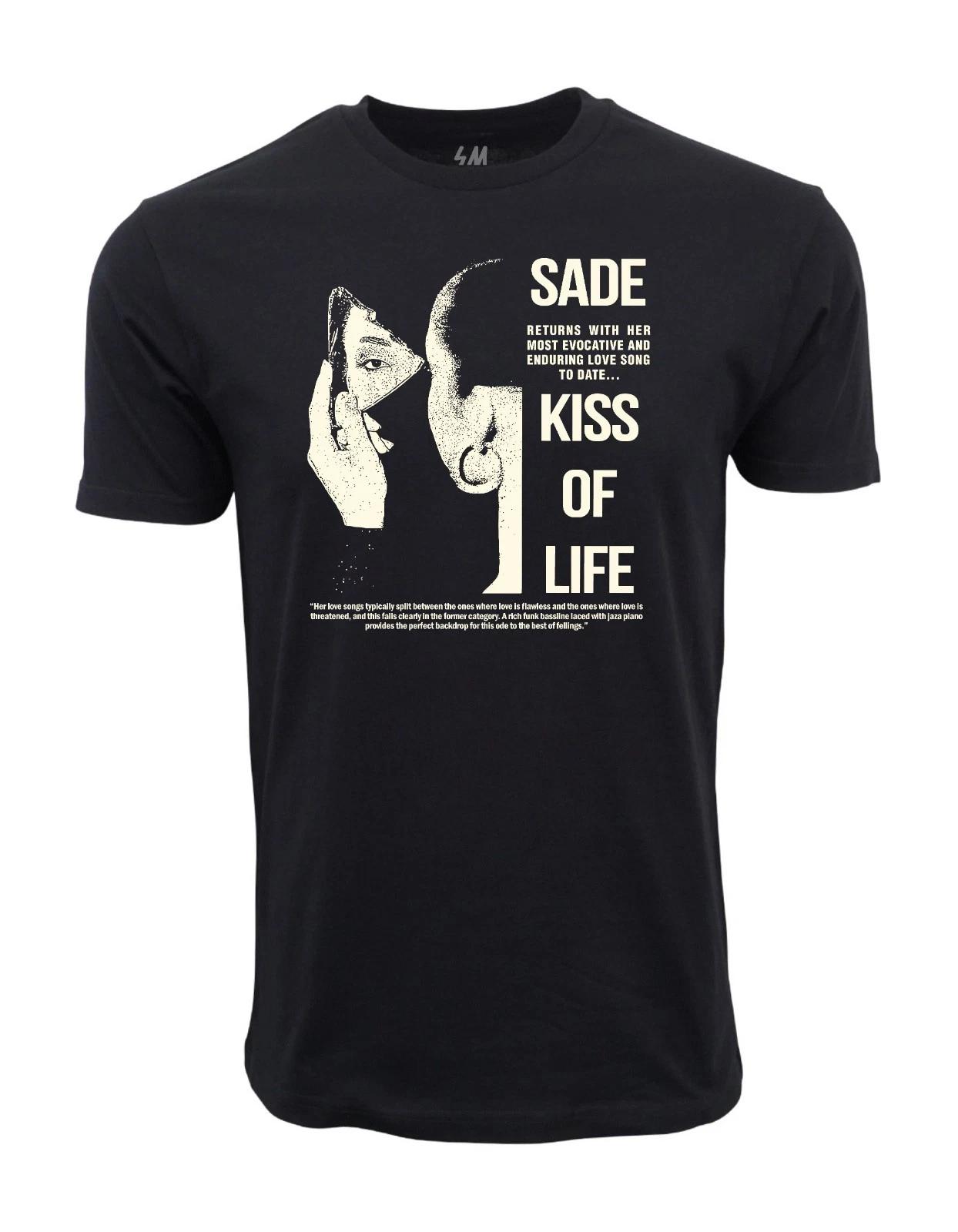 Unisex Adult Casual Graphic SADE KISS OF LIFE GRAPHIC T-SHIRT Shirt S