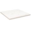 VidaXL Table Top White 60x60x2.5 Cm Solid Pine Wood 824381