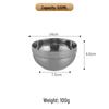 Biaoxing 304 Stainless Steel Double-Layer Insulated Bowl