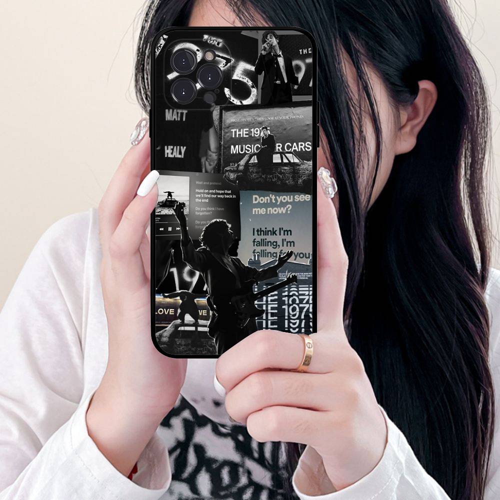 

Чехол для телефона группы The 1975 для iPhone 16 15 14 13 12 Mini 11 Pro XS Max X XR SE 6 7 8 Plus Мягкий силиконовый чехол iPhone 16
