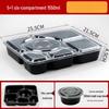 777 Disposable Multi-Compartment Takeout Lunch Boxes