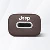 Car Tissue Box Quality Leather Auto Paper Towel Storage Bag For Jeep Grand Cherokee Wrangler JK Gladiator Compass Renegade Recon AKW1