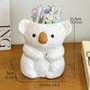 Multi-function Koala Storage Box Plastic Makeup Brush Cylinder Koala Pen Holder  Stationery