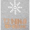 Li Ning Printed Letter Hooded Pullover Fleece Sweatshirt Unisex Sweatshirt Flower-Gray AWDT691-1