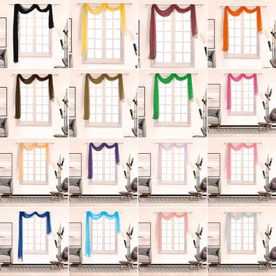 Sheer Curtain Light Transmission Tear-Resistant Breathable Fadeless Washable European Style Girls Romantic Window Drape for Home