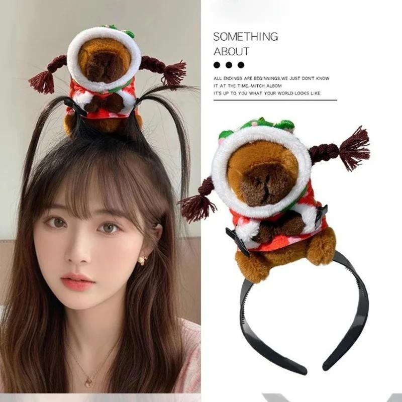 Capybara Haar Dekor Capybara Stirnband Geburtstagsgeschenk Kämm-Freak Spielzeug Geschenk für Kinder Haarschmuck Zubehör Partybedarf