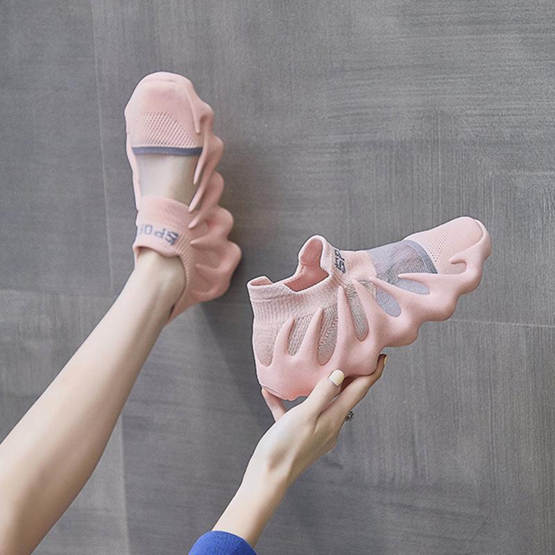 Training Fitness Shoes Women Skipping Rope Platform Treadmill Shoes Yoga Indoor Special Soft Sole Lightweight Shock Absorption Sports Shoes Women
