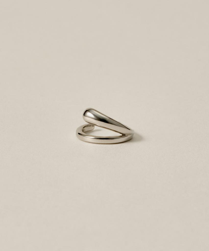 Novice Tokyo Mini Double Layered Ear Cuff / Silver
