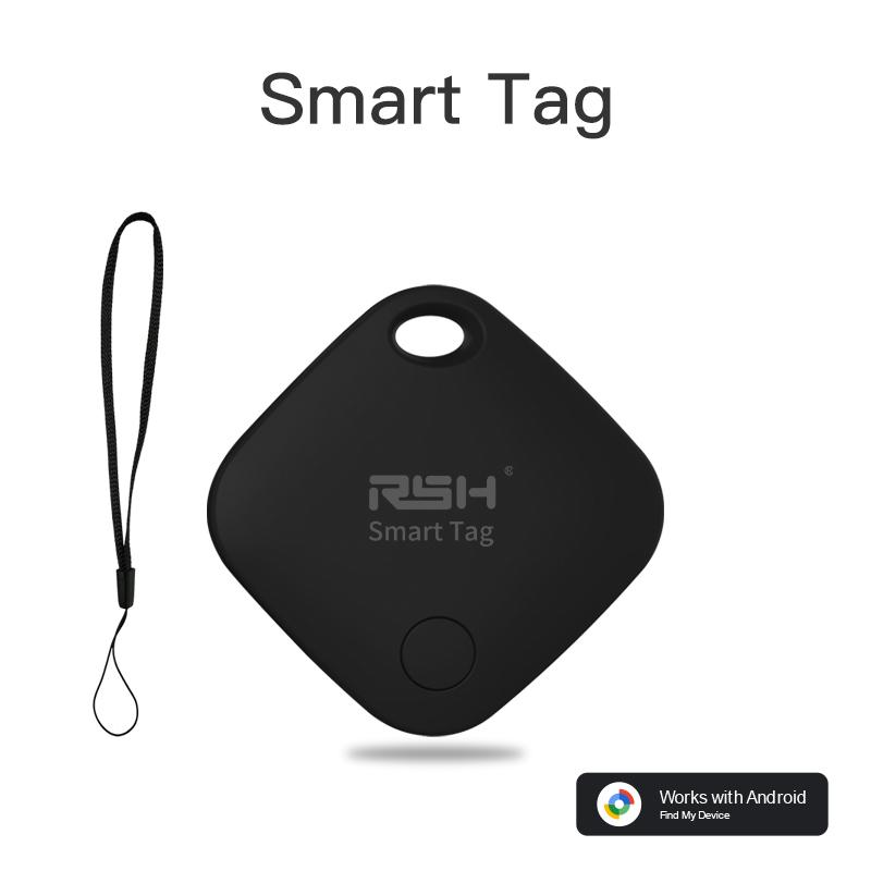RSH Smart GPS Tracker for Android Device Bluetooth Tag Work With Google Find My Bag Luggage Key Finder for Xiaomi Pixel Motorola