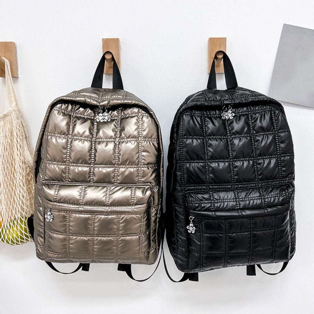 

Нейлоновый космический хлопковый рюкзак Cloud Student Schoolbag Vintage Bubble Shoulder Bag Teenagers