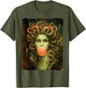 T-Shirt Medusa Bubblegum Vintage Mitologia Greca Arte Femminista