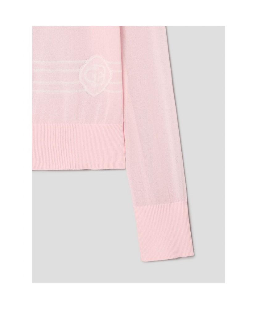 Beanpole Golf Women'S Sheer Full-Zip Cardigan - Light Pink