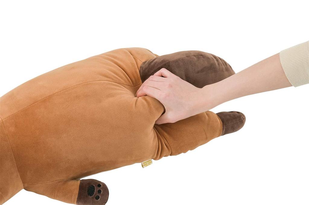 Livheart Premium Sleepy Animals Ponkichi der Waschbär Körperkissen, Groß (Ca.. 73cm lang), Flauschiges und Quetschbares Plüschtier, Geschenk 78210-31