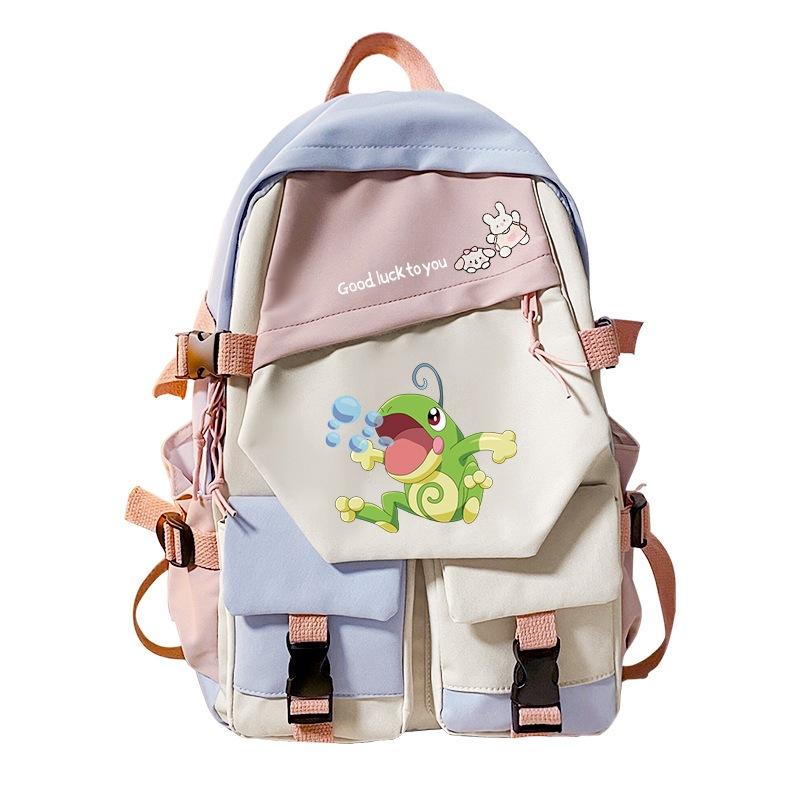 Pokemon Elf Peripheral Printed Casual Backpack Elementary and Secondary School Students Large Capacity Backpack