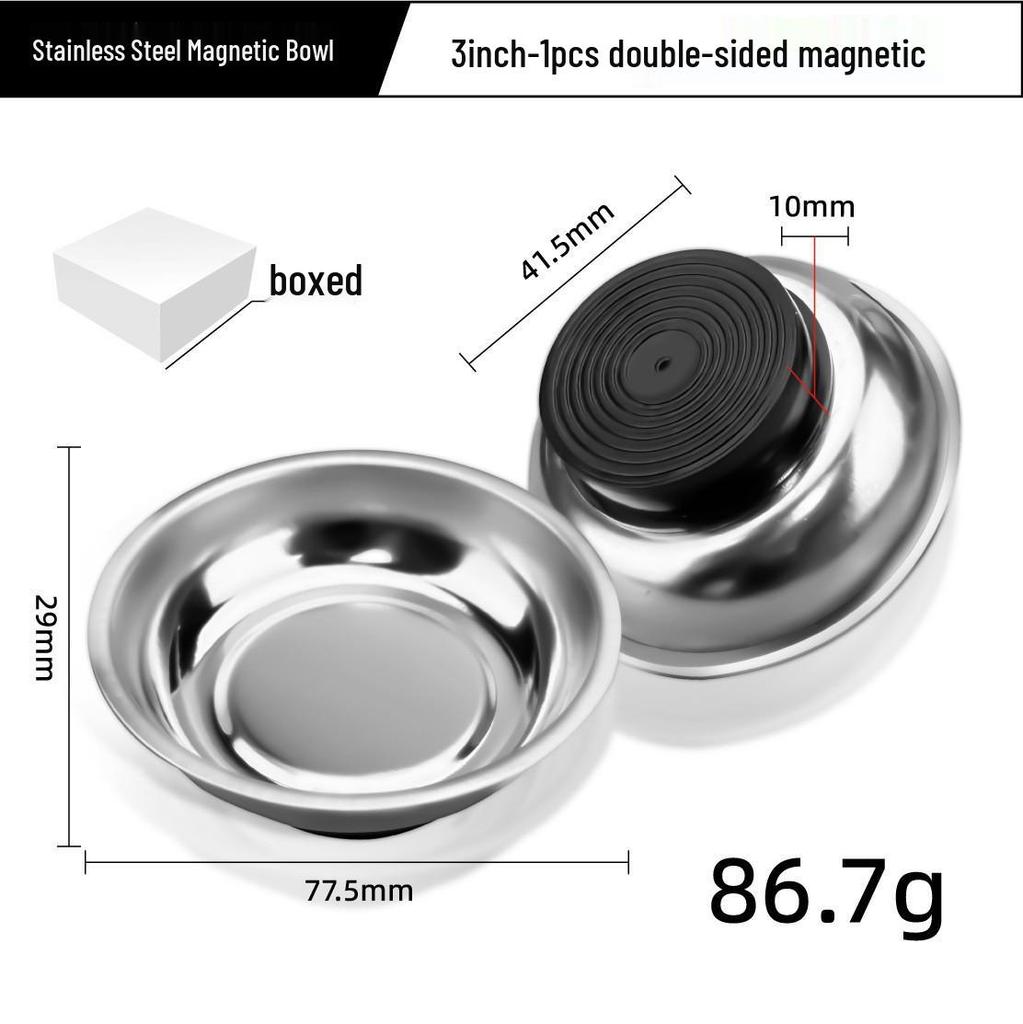 Telescopic Magnetic Pickup Tool with Flashlight and Interchangeable Square/Round Mirrors