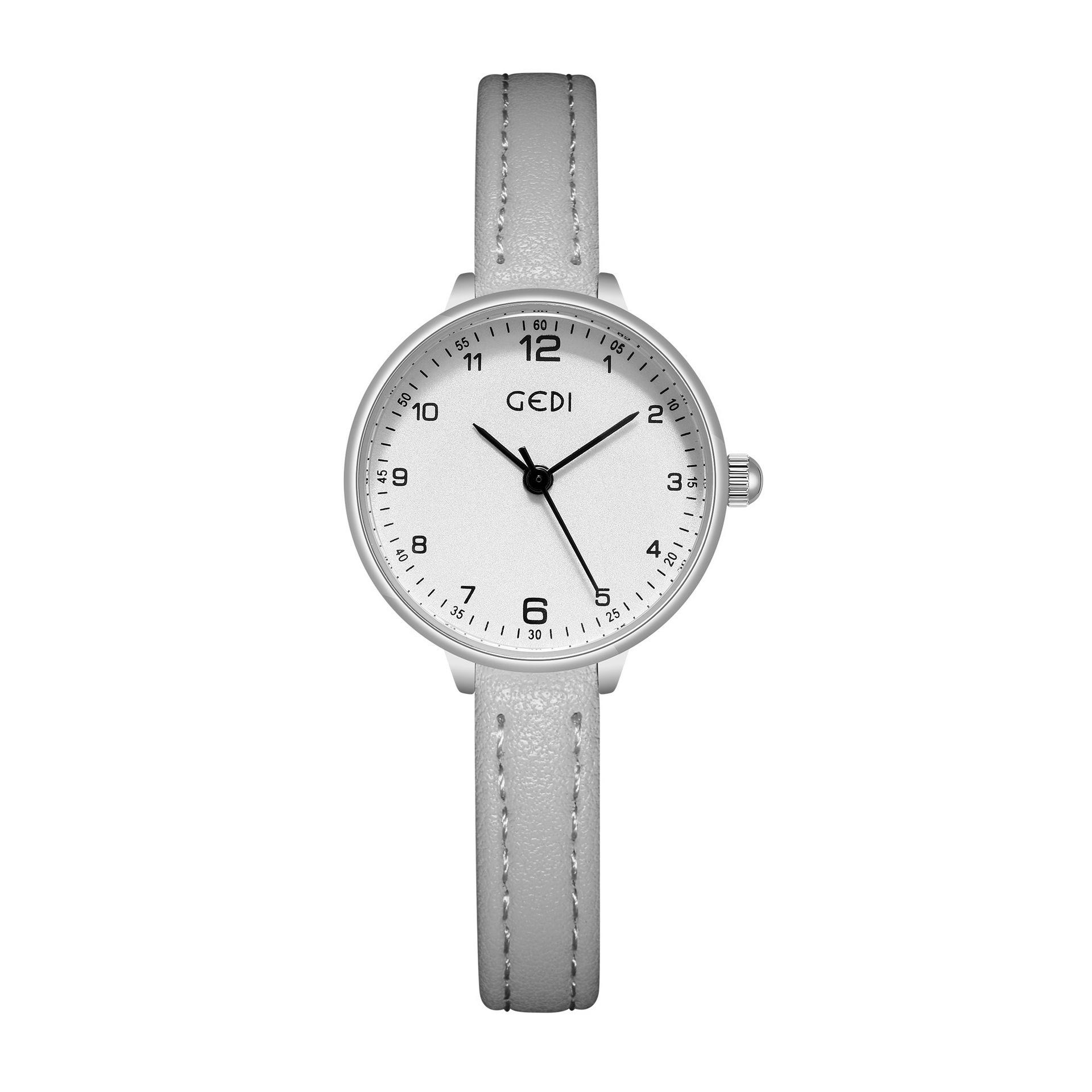 Simple Niche Student Watch Retro Compact Disc Belt Watch Women S Premium Quartz Watch