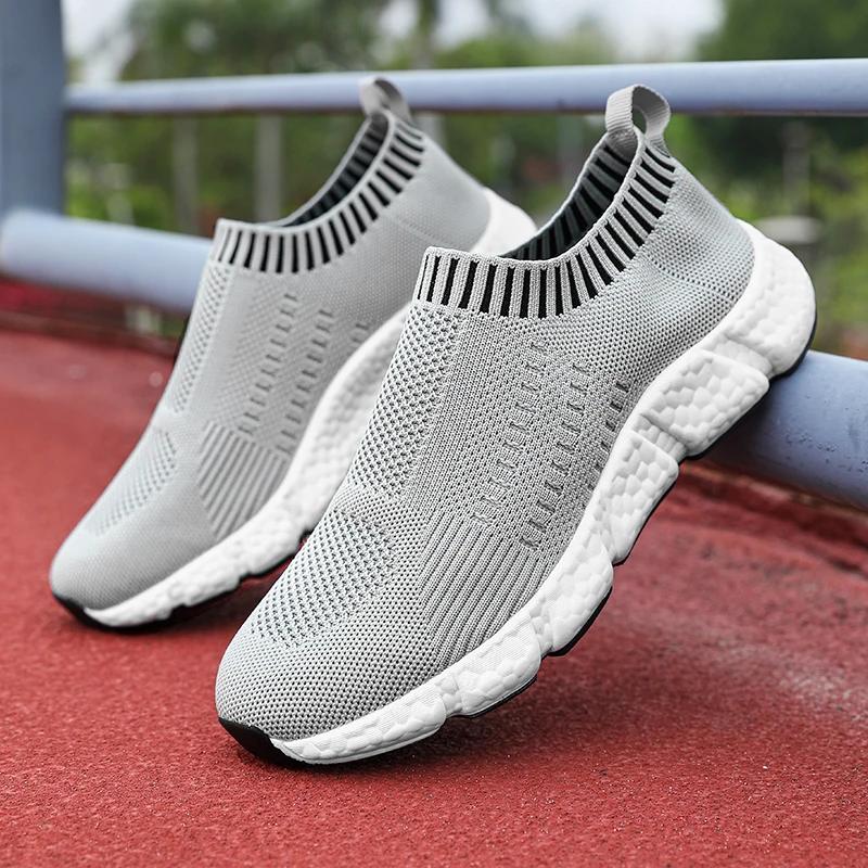 Damen Freizeitschuhe Modisch und Atmungsaktiv Mesh Flach Sportschuhe Weiße Socken Schuhe Tennis Damen Trend Neues Produkt