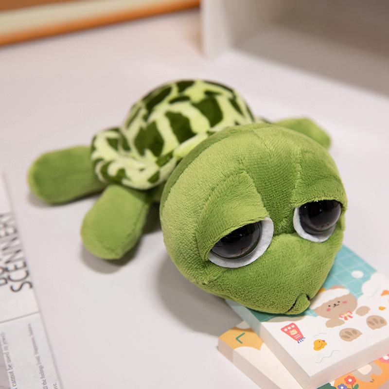 

Cute big-eyed turtle doll plush toy little turtle mother and child turtle doll boy soothing doll 23cm