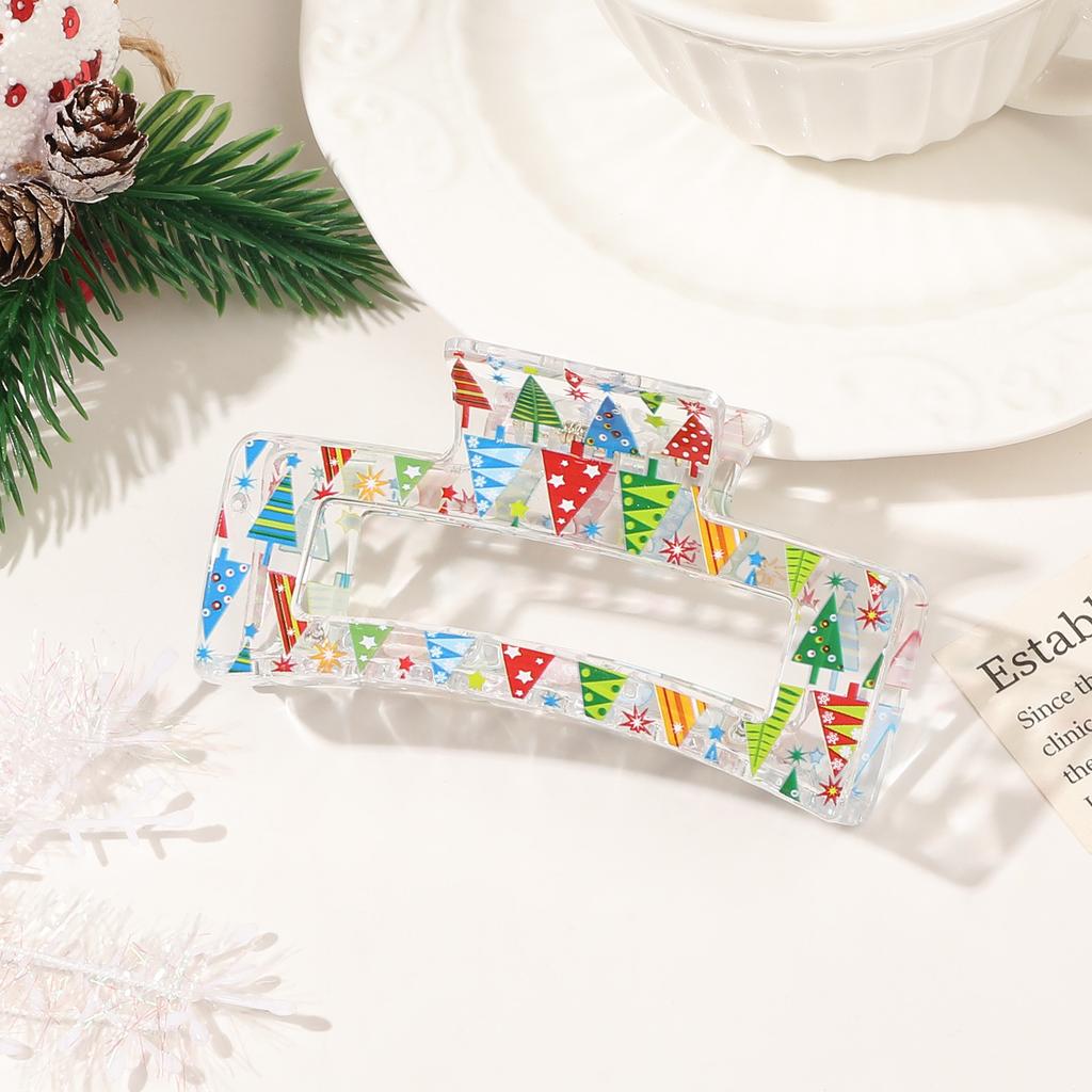 Weihnachts Haarnadel Dame Niedlich Süßer Druck Haarnadel Greifklemme Haarklammer Haaraccessoires