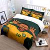 Cartoon football player illustration. Bedding sets Duvet cover sets Duvet covers Pillowcases(1 * Duvet Cover 2 * Pillowcases without duvet insert)