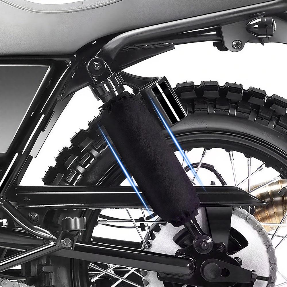 2pcs Rear Shock Absorber Suspension Protector Protection Cover Universal for All Dirt Pit Bike Motorcycle ATV Quad Scooter